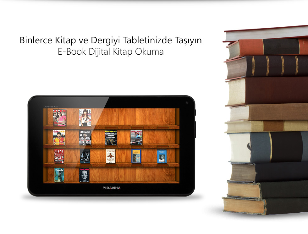 Ultra Tab 7.0-Binlerce Kitap ve Dergiyi Tabletinizde Taşıyın