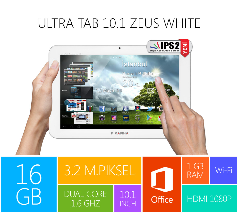 Ultra Tab 10.1 Zeus White
