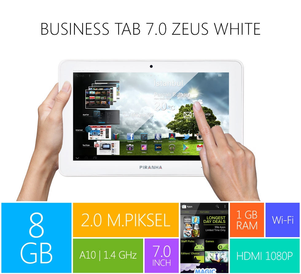 Business Tab 7.0 Zeus White