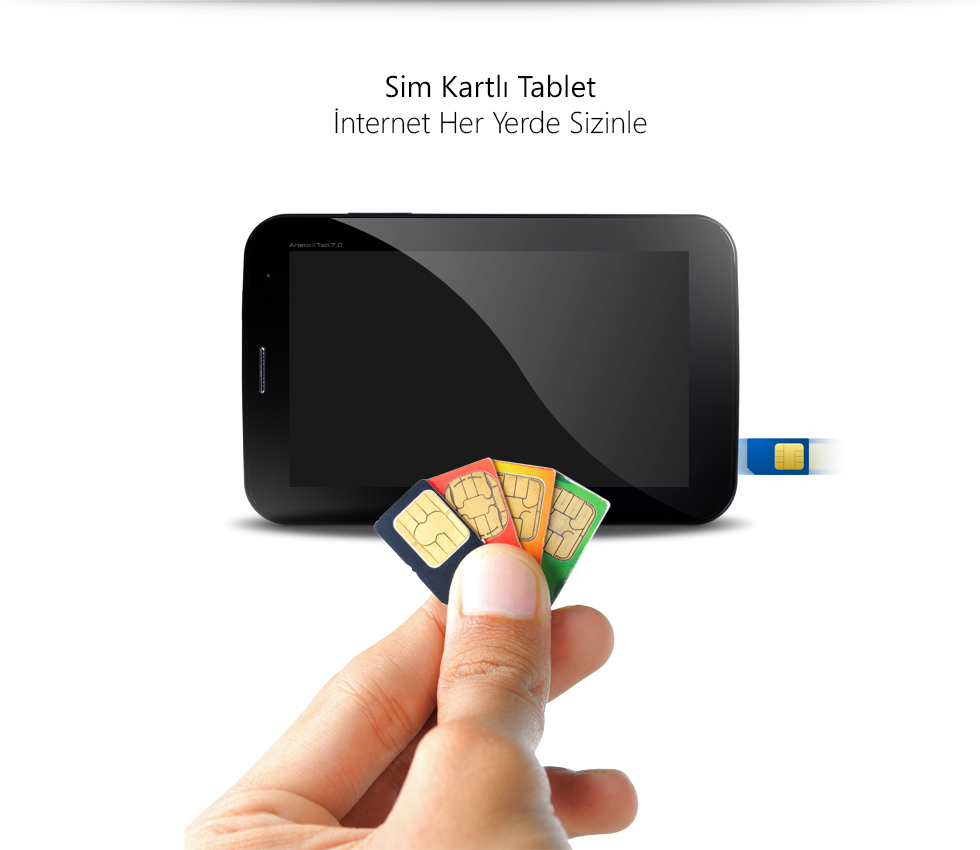 Aristo II Tab 7.0-Sim Kartlı 3G Tablet