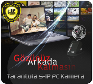 Türkiye'de Bir İlk ! s-IP PC Kamera ile Uzaktan Canlı Bağlantı