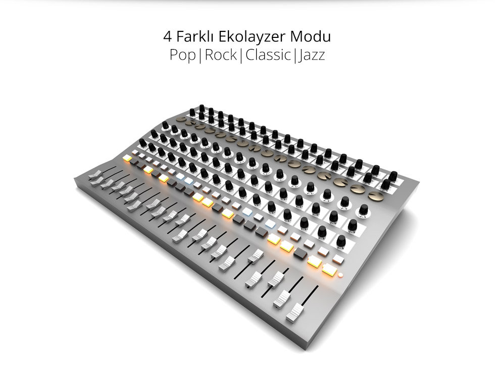 Charger-A-Type- 4Farklı Ekolayzer Modu