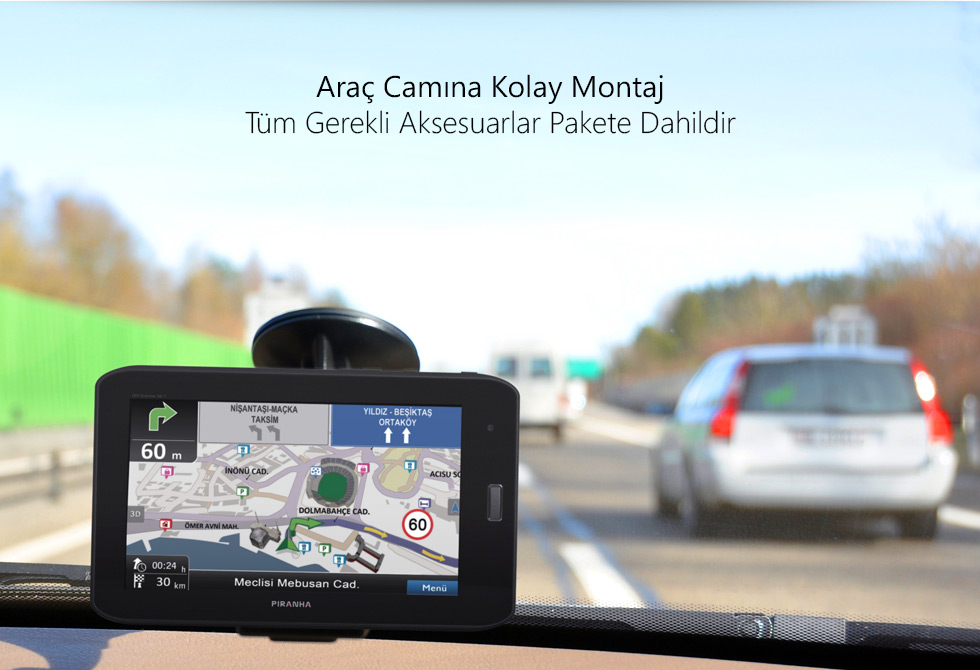 (GPS) Business Tab 7.0-Araç Camına Kolay Montaj