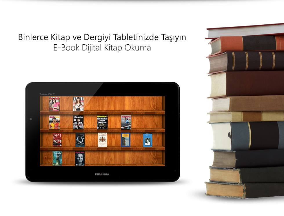 Business II Tab 7.0-Binlerce Kitap ve Dergiyi Tabletinizde Taşıyın