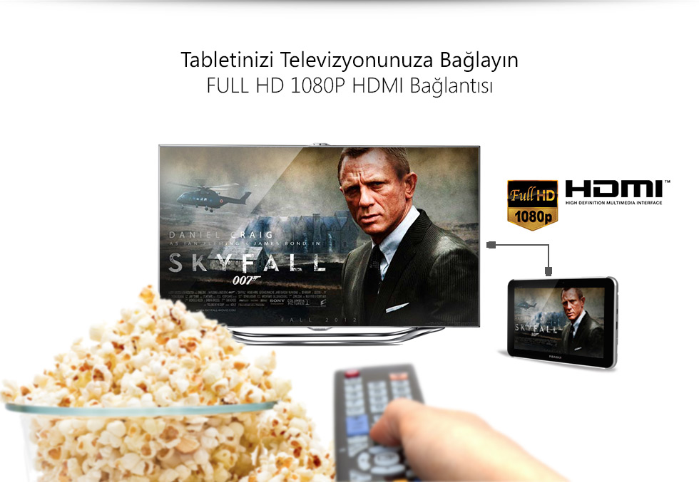 Aristo Tab 7.0-Tabletinizi Televizyonunuza Bağlayın