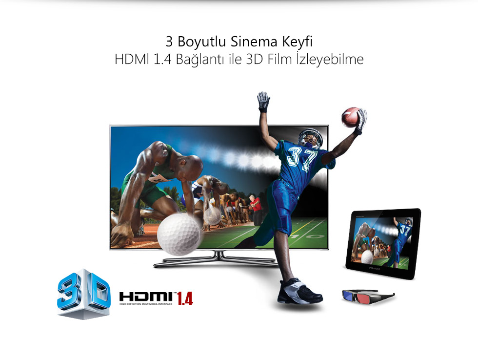 Ultra III Tab 10.1-3 Boyutlu Sinema Keyfi