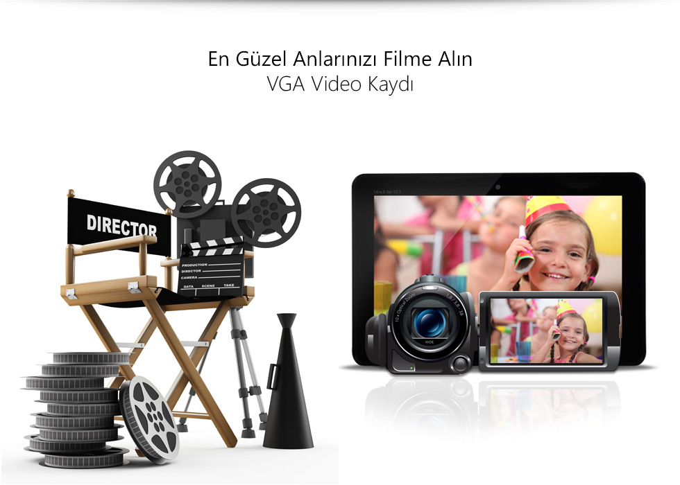 Ultra III Tab 10.1-En Güzel Anlarınızı Filme Alın
