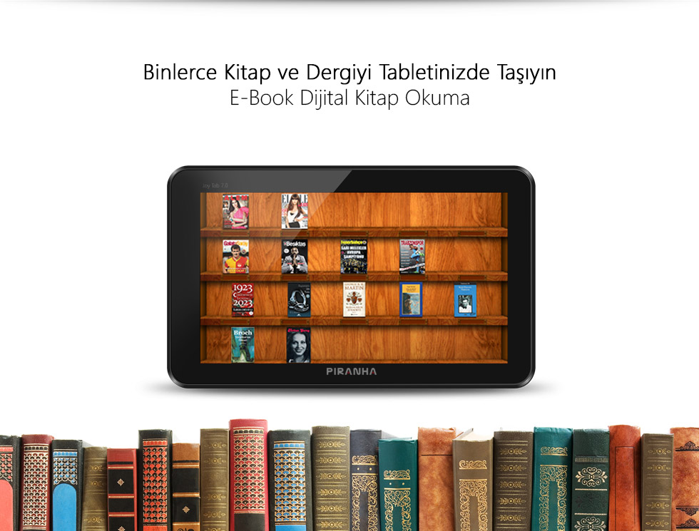 Joy Tab 7.0-Binlerce Kitap ve Dergiyi Tabletinizde Taşıyın