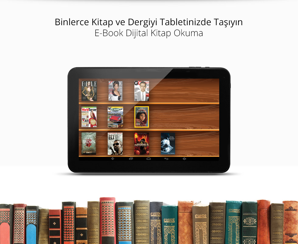 Rano Tab 10.1-Binlerce Kitap ve Dergiyi Tabletinizde Taşıyın