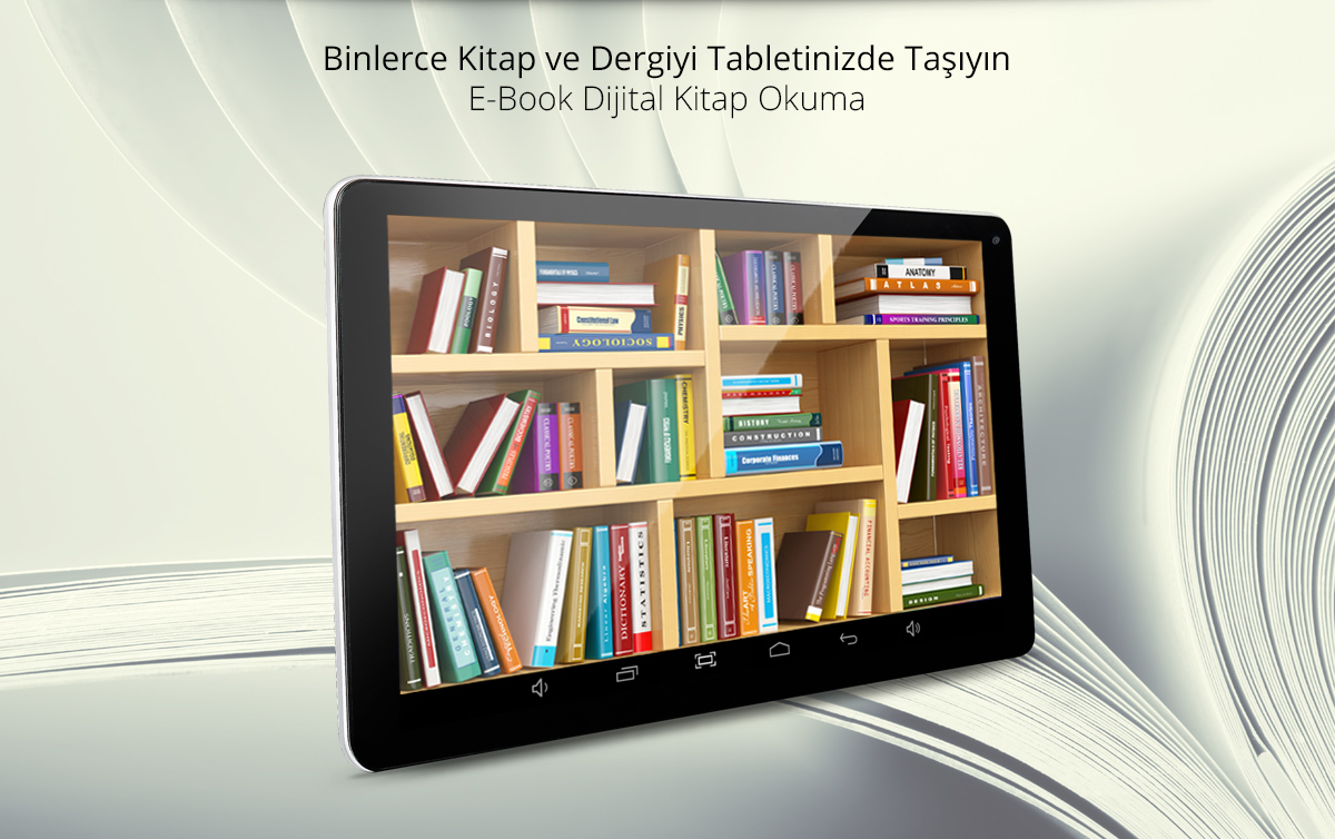 Binlerce Kitap ve Dergiyi Tabletinizde Taşıyın