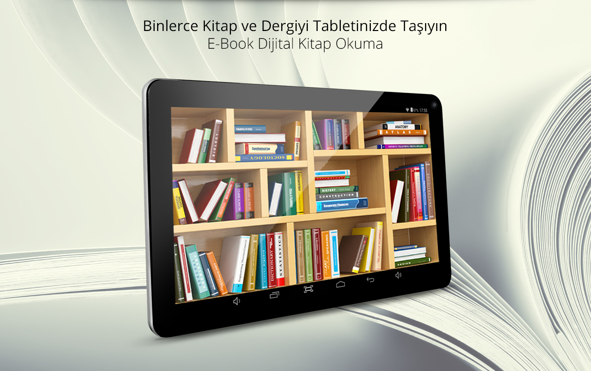 Binlerce Kitap ve Dergiyi Tabletinizde Taşıyın