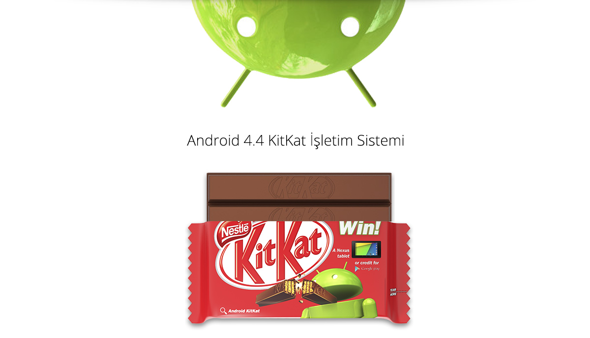 Android 4.4 KikKat İşletim Sistemi