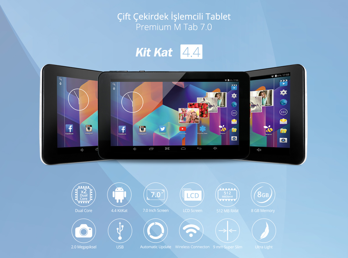 Çift Çekirdek İşlemcili Tablet