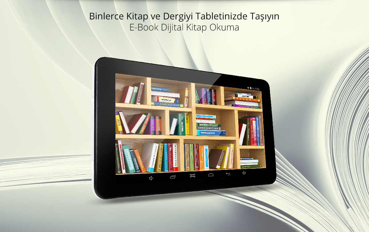 Binlerce Kitap ve Dergiyi Tabletinizde Taşıyın