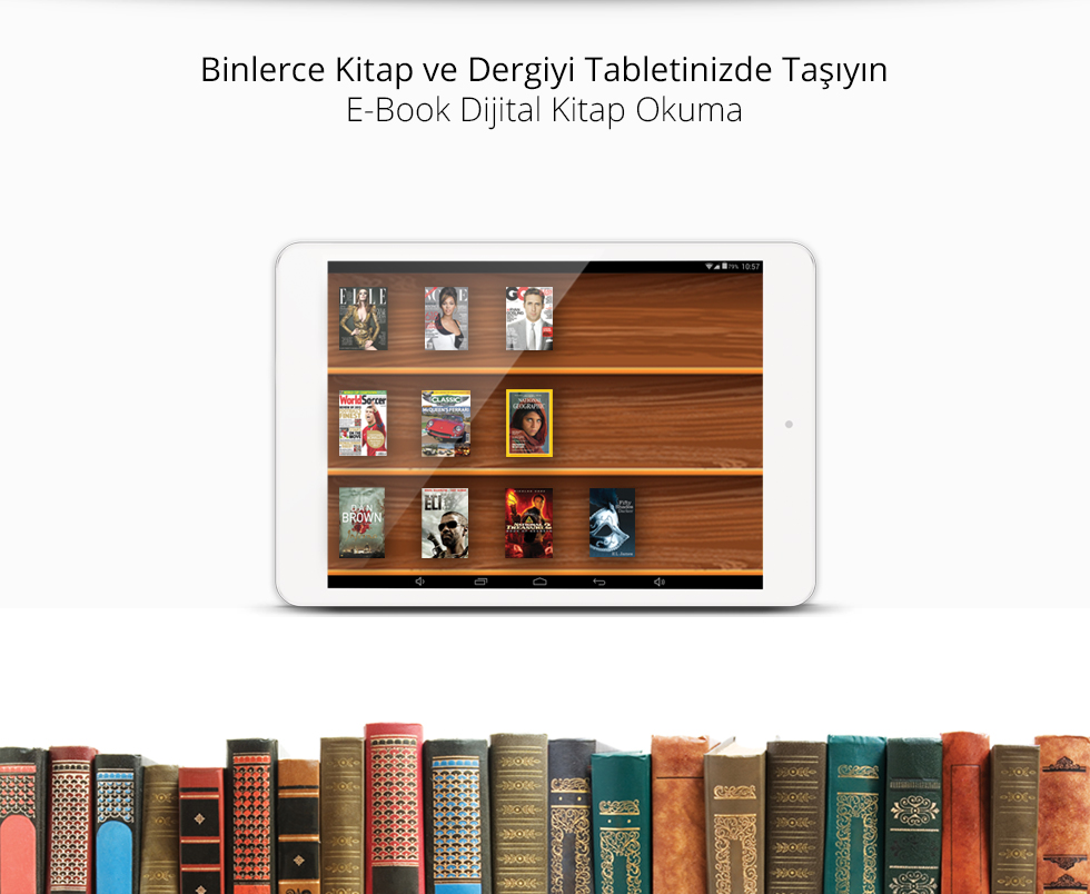 Aristo X Tab 7.85-Binlerce Kitap ve Dergiyi Tabletinizde Taşıyın