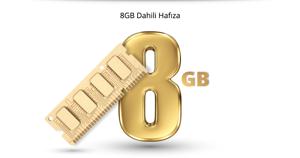8GB Dahili Hafıza