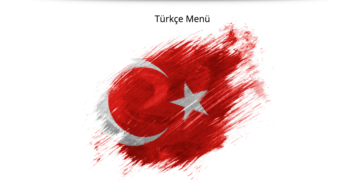 Türkçe Menü
